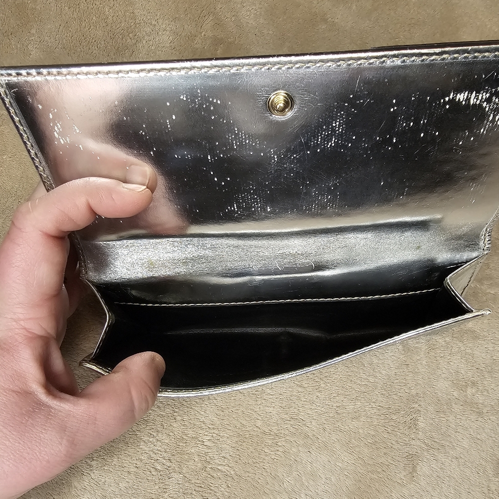 Gucci Rare Silver canvas Long Wallet with Box - Picture 10 of 16